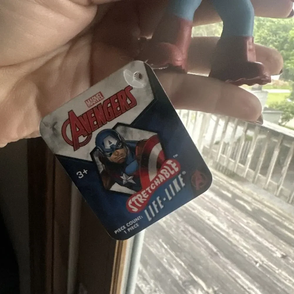 Ja-Ru Stretchable Life-Like Captain America BNWT